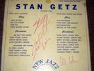 Stan Getz Vol.1(3 autographs) New Jazz