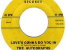 NORTHERN SOUL   THE AUTOGRAPHS     LOVE'S GONNA DO YOU 