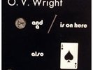 O.V. Wright- A Nickel & A Nail -RARE SOUL- LP- Backbeat