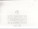 New Order / Joy Division - Ceremony ( Sealed RSD 12