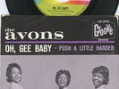 Soul 45 & Rare Picture Sleeve - The Avons - Oh, Gee Baby  - Groove 58-0022