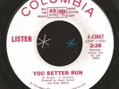 LISTEN ROBERT PLANT, LED ZEPPELIN ? YOU BETTER RUN 45 R