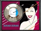 DURAN DURAN - RIO - FRAMED 'SILVER' 45rpm  RECORD