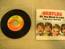 THE BEATLES All You Need is Love PS, VG/NM