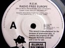 R. E. M AUSTRALIA ONLY RADIO STATION PROMO 45 FROM 1983