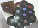 78 RPM P08 Album + 12 vintage Christmas records