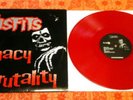MISFITS Legacy Of Brutality LP RARE 2nd Press RED/500 