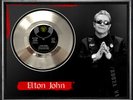 ELTON JOHN - YOUR SONG - FRAMED 'SILVER' 45rpm  RECORD