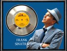 FRANK SINATRA - MY WAY - FRAMED 'SILVER' 45rpm  RECORD