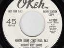 DETROIT CITY LIMITS - Okeh 7308 - Ninety Eight Cents Plus Tax - MOD INST DJ VG++