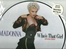 MADONNA - Who's That Girl / UK 12in Picture Disc