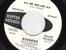 NRBQ DICKENS PROMO 45 SHO NEED LOVE / DON'T TALK ABOUT 
