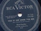 ELVIS PRESLEY -WEAR YOUR RING AROUND MY NECK - 78 RPM -