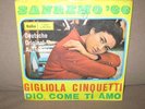 GIGLIOLA  CINQUETTI Dio, come ti amo SAN REMO '66 DEUTSCH GESUNGEN RAR & TOP