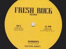 ECCLETON JARRETT on FRESH ROCK, raindrops RARE ROOTS REGGAE 12