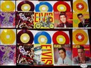 King ELVIS Presley 5 RCA PROMO Singles with P/S RED-PURPLE-BLUE & 2-GOLD Vinyl