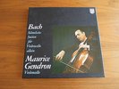 PHILIPS Bach - Solo cello suites 3x LP box set Maurice Gendron EX/VG+ STEREO