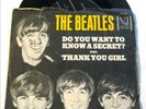 THE BEATLES Do You Want To Know a Secret/Thank You Girl VJ PS/Picture Sleeve 587