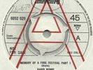 DAVID BOWIE -  MEMORY OF A FREE FESTIVAL  6052 026  ORIG. UK DEMO  7