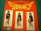 Meet the Supremes LP,RARE stool cover,Motown 606,orig.1962 Monaural