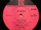 THE KINKS - FACE TO FACE -  UK 1st STEREO EXPORT LP- 60's BEAT / PSYCH