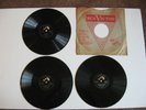 3 Elvis Presley 78 RPM All Shook Up, Love Me Tender, Blue Moon & 1 Sleeve