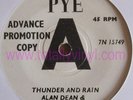 ALAN DEAN & HIS PROBLEMS-Thunder & rain-UK PYE PROMO 7