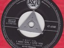 Elvis Presley Single,MY BABY LEFT ME-GER-1956,S1 RARE ERSTPRESSUNG