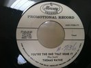 Rockabilly 45 - Thomas Wayne on Mercury #71454 Promo - You're The One...