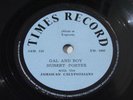 RARE 78 rpm Calypso JAMAICA Mento Record HUBERT PORTER & JAMAICAN CALYPSONIANS