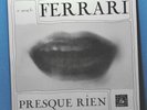 LUC FERRARI - PRESQUE RIEN - INA-GRM - ELECTRO-ACOUSTIC - LP CONCRETE MUSIC 1980