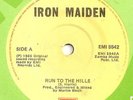 IRON MAIDEN RARE IRISH RUN TO THE HILLS EMI 5542 NEAR MINT