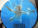 NIRVANA Nevermind Pic Disc LP - HAND SIGNED Dave Grohl - Original Geffen 1991