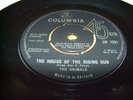 THE ANIMALS THE HOUSE OF THE RISING SUN 1ST PRESS 7301 1N MINT