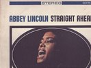 ABBEY LINCOLN - Straight Ahead (w/Max Roach) - orig. stereo LP
