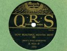 QRS 9024 PECK'S MALE QUARTETTE The Uncloudy Day E-/E 1929