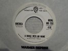 America 'A Horse With No Name' Mono/Stereo   PROMO 45