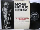 Klaus Doldinger Quartet - Now Hear This  UK LP Orig Philips recs RARE