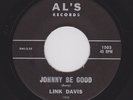 Rare TEXAS Rocker LINK DAVIS Johnny Be Good AL'S 1503 M- Listen Now