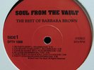 best of BARBARA BROWN/SOUL FROM VAULT[JAPAN ONLY LP]MINT