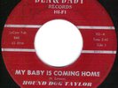 HOUND DOG TAYLOR My Baby Is Coming Home BLUES 45 on BEA & BABY 112