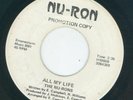  NORTHERN  --  THE NU RONS   ALL OF MY LIFE  b/w  I'M A LONER  {NU RON}
