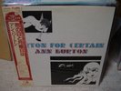 Ann Burton / Burton For Certain, Japan All Art Limited Pressing LP