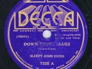 Sleepy John Estes, Decca 7325, 78rpm Prewar guitar/harmonica Blues