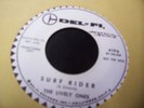 THE LIVELY ONES -Surf Rider/Surfer's lament 45 Rare surf Hot Rod on Del-fi