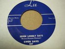 Doowop Rockabilly Teener GWEN DAVIS Seven Lonely Days/Lost Love LU 507 JacksonTN