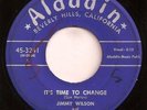 rare blues 45 Jimmy Wilson on Aladdin LISTEN