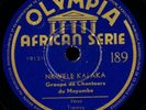 AFRICAN - Dem.Rep. Congo, Group from Mayumbe (E+) call-response w/ drum + rattle