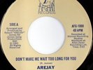 rare Modern Soul Boogie 45 AREJAY on AFGHAN Listen