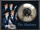 SHADOWS APACHE - FRAMED 'SILVER' 45rpm  RECORD